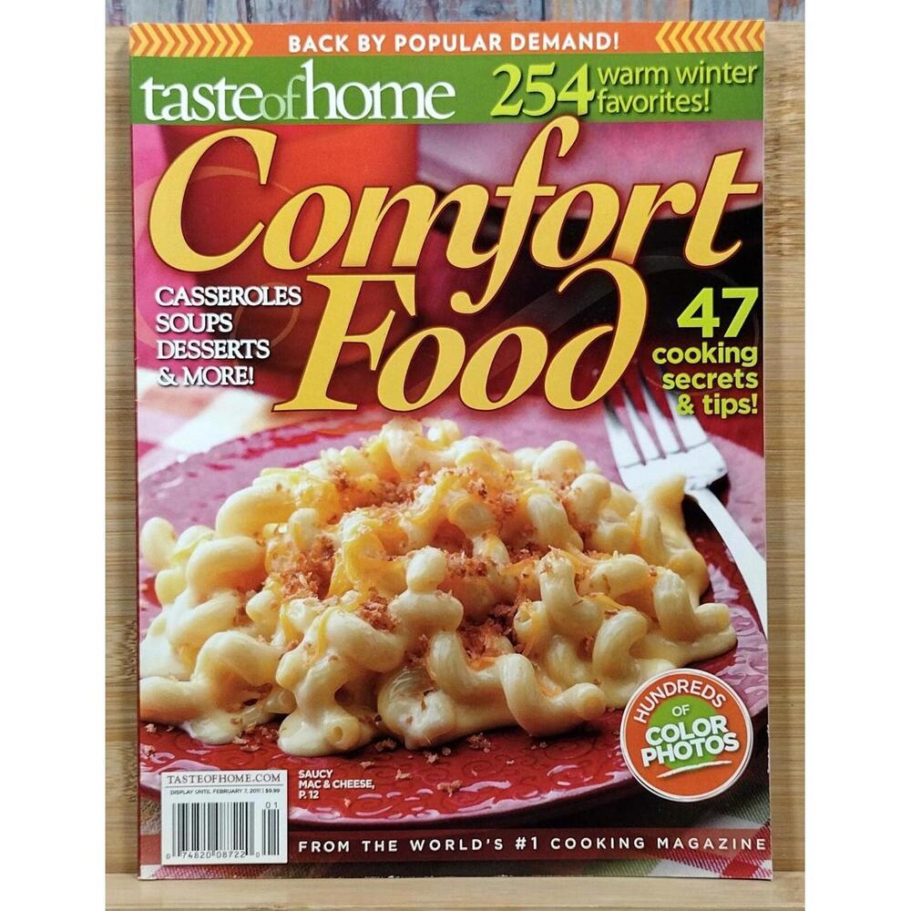 Taste of Home‎ Comfort Food Cooking Magazine
